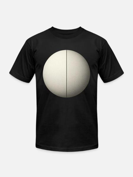 geometric circle - Unisex Jersey T-Shirt by Bella + Canvas - black