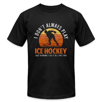 Sports Player Goal - Unisex Jersey T-Shirt by Bella + Canvas - black - Front - Jose (178cm)