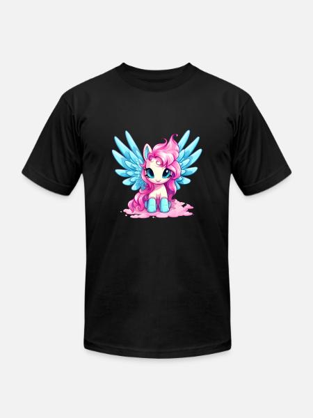 Pegasus - Unisex Jersey T-Shirt by Bella + Canvas - black