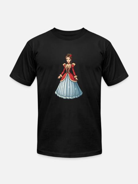 Nutcracker Figurine - Unisex Jersey T-Shirt by Bella + Canvas - black