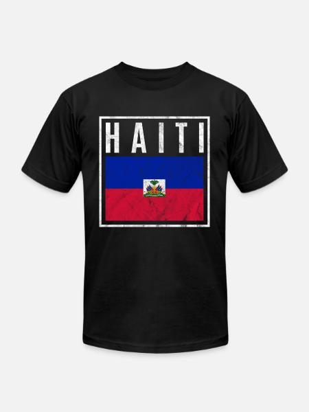 Haiti - Unisex Jersey T-Shirt by Bella + Canvas - black
