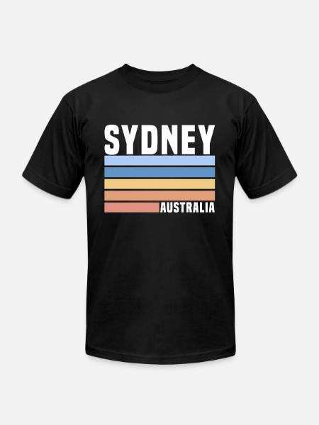 Sydney Australia - Unisex Jersey T-Shirt by Bella + Canvas - black
