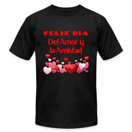 Design Happy Day of Love and Friendship, February. - Unisex Jersey T-Shirt by Bella + Canvas