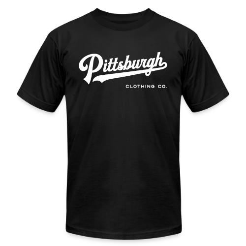 Script Wordmark - White - Unisex Jersey T-Shirt by Bella + Canvas