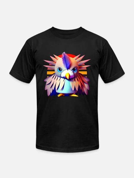 Polygon Vogel - Unisex Jersey T-Shirt by Bella + Canvas - black