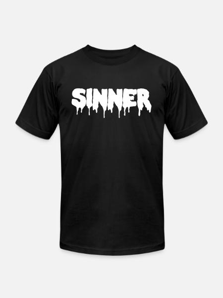 SINNER - Unisex Jersey T-Shirt by Bella + Canvas - black