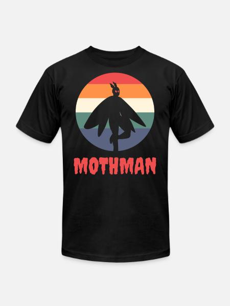 Mothman - Unisex Jersey T-Shirt by Bella + Canvas - black