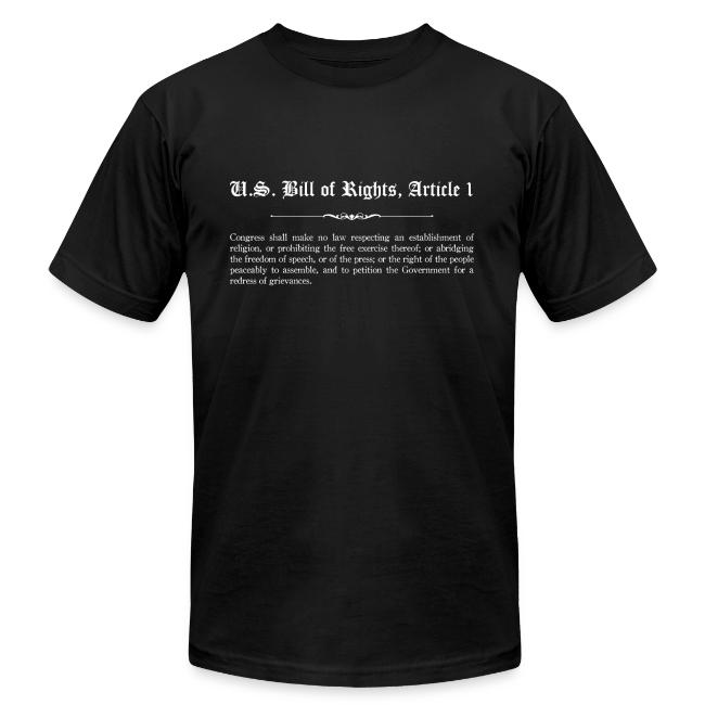 U.S. Bill of Rights - Article 1