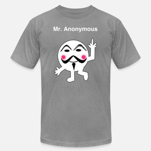 Mr Anonymous Protester - Unisex Jersey T-Shirt by Bella + Canvas