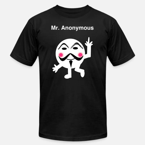 Mr Anonymous Protester - Unisex Jersey T-Shirt by Bella + Canvas
