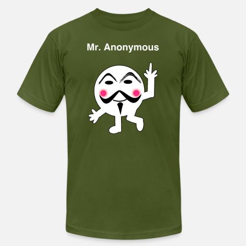 Mr Anonymous Protester - Unisex Jersey T-Shirt by Bella + Canvas