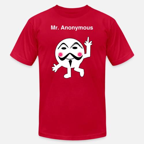 Mr Anonymous Protester - Unisex Jersey T-Shirt by Bella + Canvas