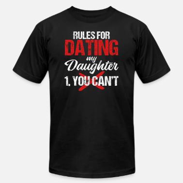Kerner BeWild Brand T-Shirt Uomo | 100% Cotone Biologico | Frase Divertente 'Top Ten Rules For Dating My Daughter'