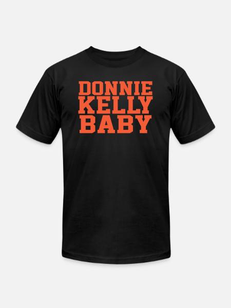DONNIE KELLY BABY - Unisex Jersey T-Shirt by Bella + Canvas - black
