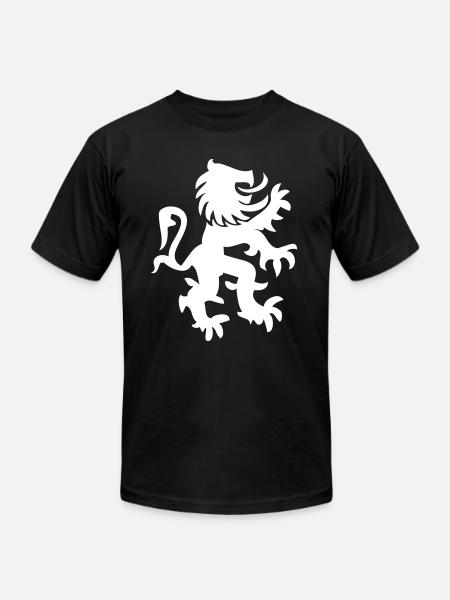 Lion Symbol - Unisex Jersey T-Shirt by Bella + Canvas - black