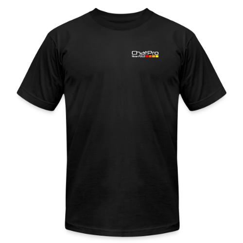 Chat Pro - Never Fold (On Black) - Unisex Jersey T-Shirt by Bella + Canvas