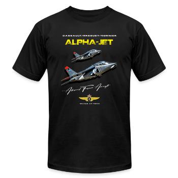 The Bell UH-1 Iroquois, commonly known as the "Hue - Unisex Jersey T-Shirt by Bella + Canvas - black - Front - Jose (178cm)
