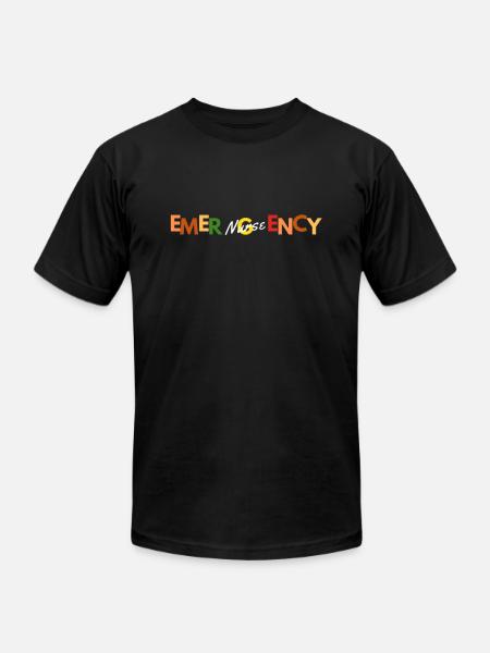 Emergency nurse - Unisex Jersey T-Shirt by Bella + Canvas - black