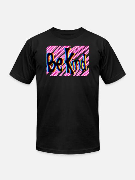 Bekind - Unisex Jersey T-Shirt by Bella + Canvas - black