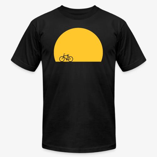 Sundown Bicycle - Unisex Jersey T-Shirt by Bella + Canvas