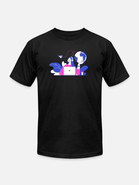 cs 1 - Unisex Jersey T-Shirt by Bella + Canvas - black