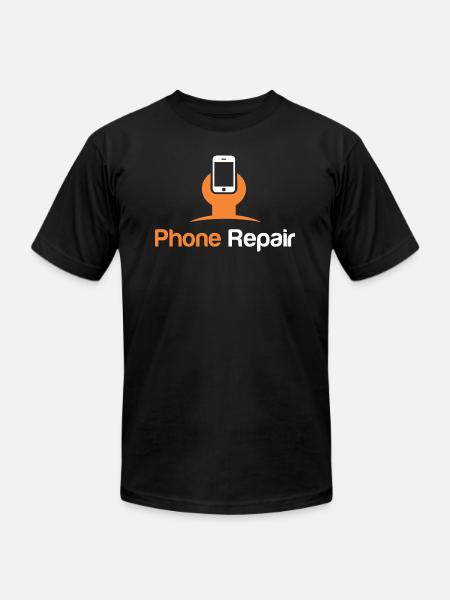 Phone Repair - Unisex Jersey T-Shirt by Bella + Canvas - black