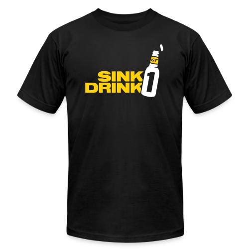 Sink 1, Drink 1 Facemask - Unisex Jersey T-Shirt by Bella + Canvas