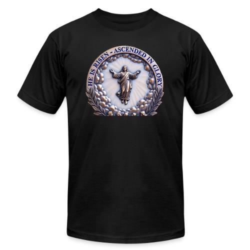 He Is Risen Ascended In Glory T Shirt, Gift - Unisex Jersey T-Shirt by Bella + Canvas