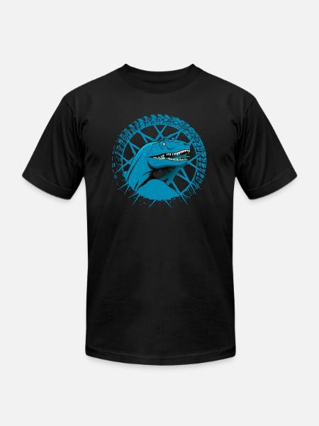 Blue Ford Raptor - Unisex Jersey T-Shirt by Bella + Canvas - black