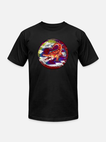 Alligator usa - Unisex Jersey T-Shirt by Bella + Canvas - black