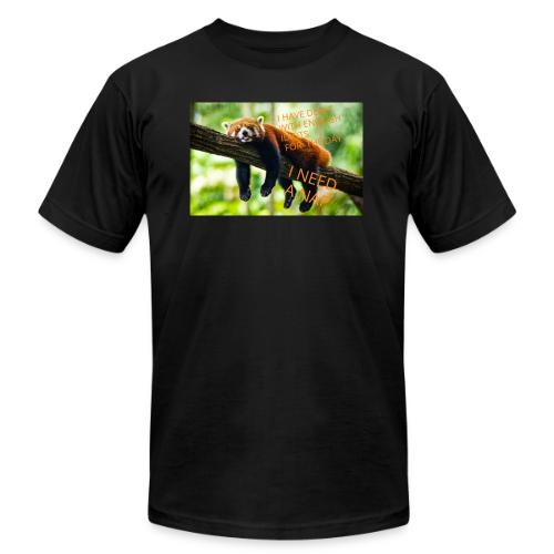 Fox napping meme - Unisex Jersey T-Shirt by Bella + Canvas