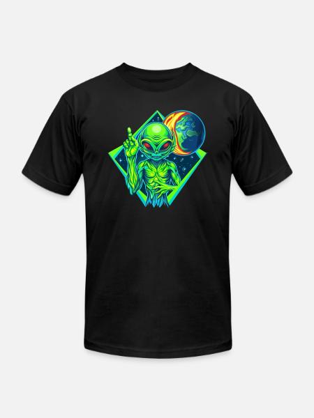 IlluminET122 - Unisex Jersey T-Shirt by Bella + Canvas - black