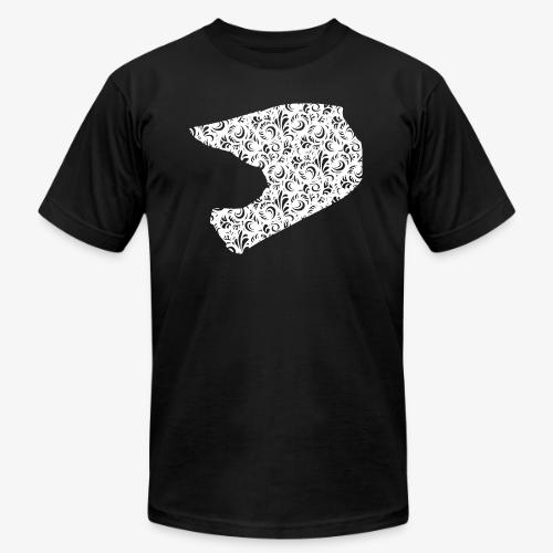 Floral Helmet - Unisex Jersey T-Shirt by Bella + Canvas