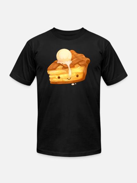 Apple Pie - Unisex Jersey T-Shirt by Bella + Canvas - black