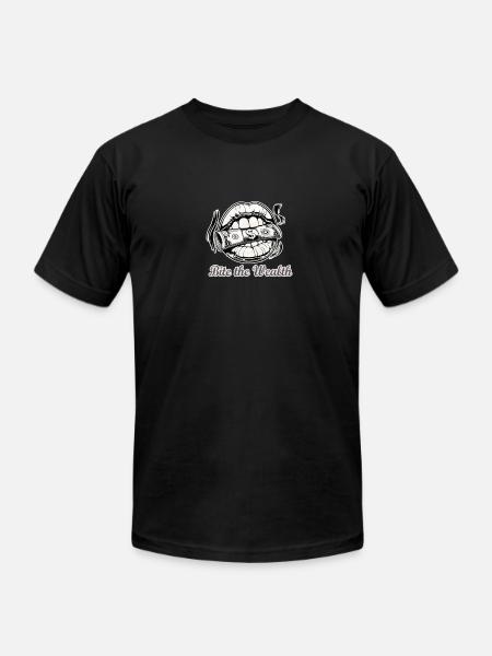 The wealth - Unisex Jersey T-Shirt by Bella + Canvas - black