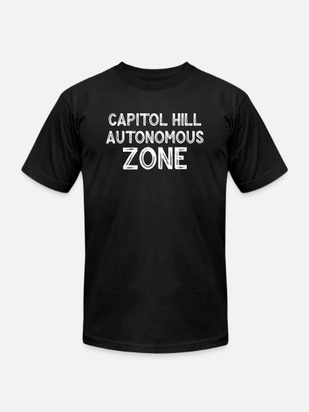 Capitol Hill Autonomous Zone - Unisex Jersey T-Shirt by Bella + Canvas - black