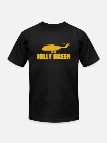 HH3E Jolly Green - Unisex Jersey T-Shirt by Bella + Canvas - black