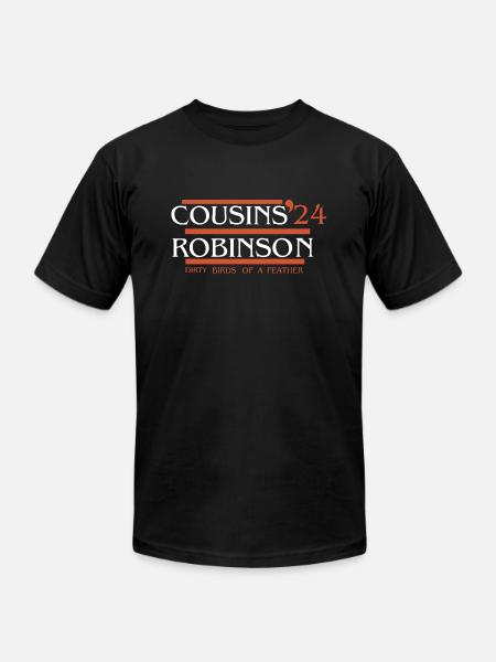 COUSINS 24 ROBINSON - Unisex Jersey T-Shirt by Bella + Canvas - black