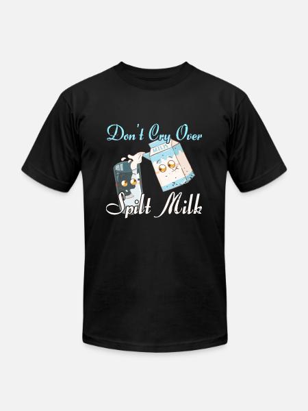 milk milkman milk drinker - Unisex Jersey T-Shirt by Bella + Canvas - black