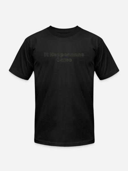 It Happennnns Camo - Unisex Jersey T-Shirt by Bella + Canvas - black