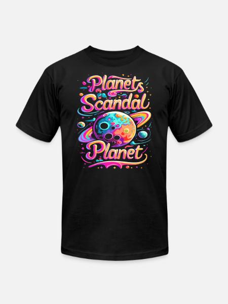 Scandal Planet - Unisex Jersey T-Shirt by Bella + Canvas - black