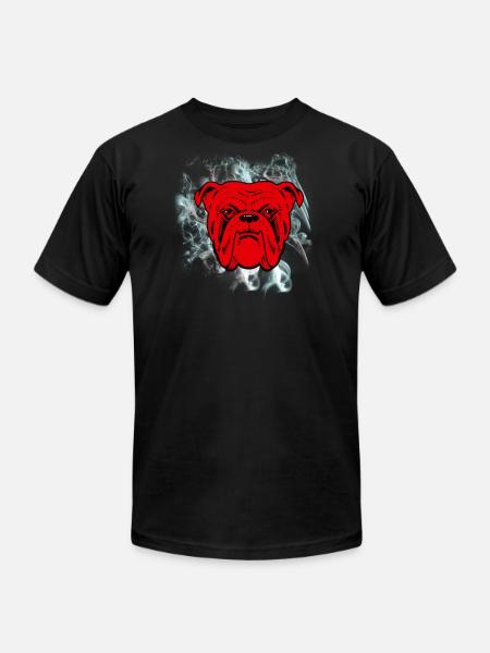 Red Dog Beer - Unisex Jersey T-Shirt by Bella + Canvas - black