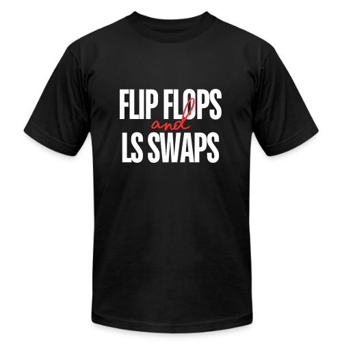 Flip Flops & LS Swaps - Unisex Jersey T-Shirt by Bella + Canvas