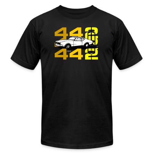 auto_oldsmobile_442_002a - Unisex Jersey T-Shirt by Bella + Canvas