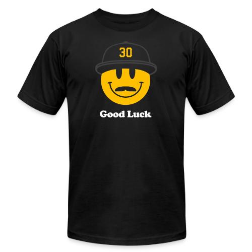 Good Luck Smiley - Unisex Jersey T-Shirt by Bella + Canvas