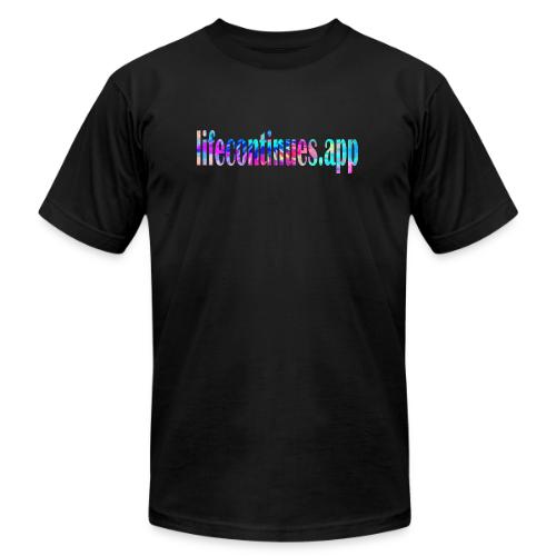 Lifecontinues.app1 - Unisex Jersey T-Shirt by Bella + Canvas