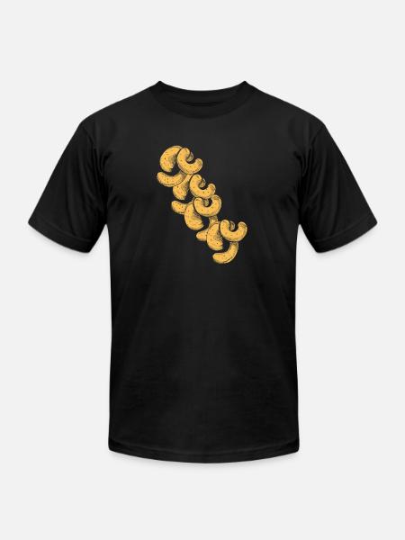 Cashew Nuts - Unisex Jersey T-Shirt by Bella + Canvas - black