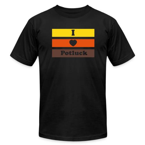 I Heart Potluck - Unisex Jersey T-Shirt by Bella + Canvas