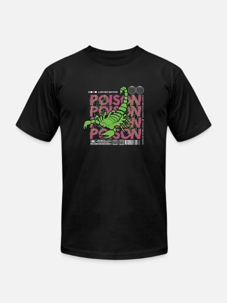Poison - Unisex Jersey T-Shirt by Bella + Canvas - black
