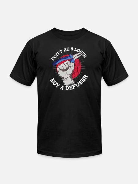 Buy A Defuser - Unisex Jersey T-Shirt by Bella + Canvas - black